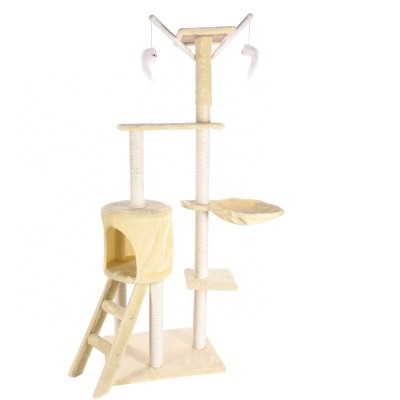 High Quality Pet Wooden Condo House Cat Scrathching Tree